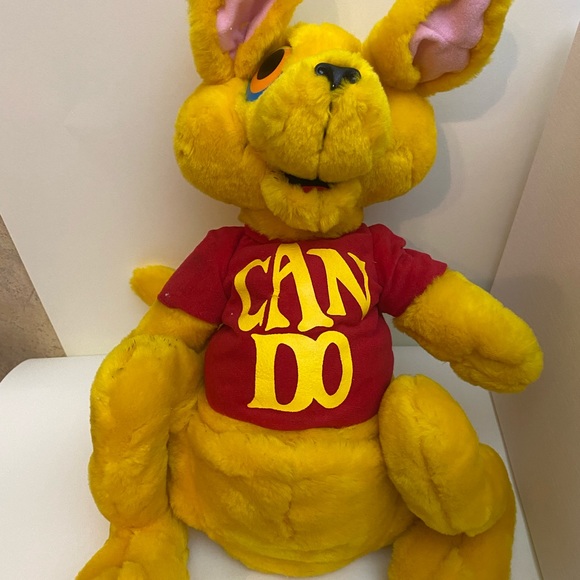 RETRO Abingdon Press “Can Do” Kangroo Plush Puppet - Picture 3 of 8
